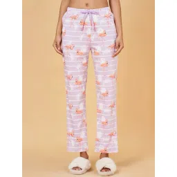 Dreamz by Pantaloons Purple Cotton Printed Pyjamas-picture-24