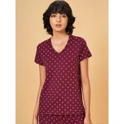 Dreamz by Pantaloons Purple Cotton Printed T-Shirt-picture-11