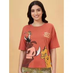 Dreamz by Pantaloons Red Cotton Printed T-Shirt-picture-20