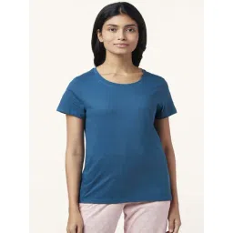 Dreamz by Pantaloons Teal Blue Cotton T-Shirt-picture-10
