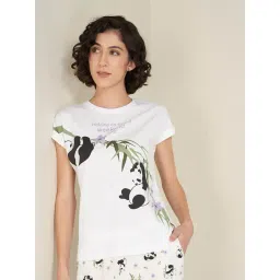 Dreamz By Pantaloons White Comfort Fit Sleepwear Top-picture-17