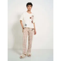 Dreamz by Pantaloons White Printed Pyjamas Set-picture-29