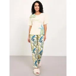Dreamz by Pantaloons White Printed Sleepwear Set-picture-21