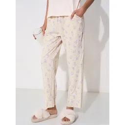 Dreamz by Pantaloons Women Floral Printed Straight-Leg Lounge Pants-picture-14