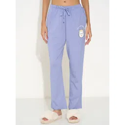 Dreamz by Pantaloons Women Printed Pure Cotton Mid Rise Lounge Pants-picture-17