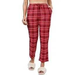 dreamz by pantaloons Women's Dreamz Red Winterwear Pyjama Comfort Fit,JESTER RED,36-picture-19