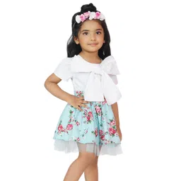 Dress My Angel Blue Floral Dresses-picture-25