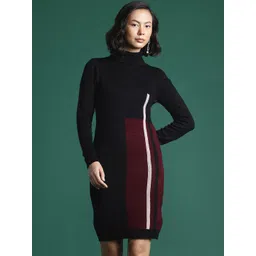 dressberry bizwear DressBerry Colourblocked Jumper Dress-picture-37