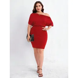 dressberry curve DressBerry Women Off-Shoulder Bodycon Dress-picture-20