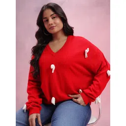 DressBerry Curve Oversized Pullover with Applique Detail-picture-37