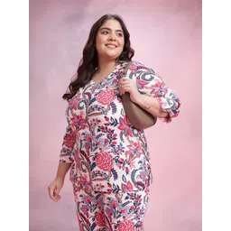 Dressberry Curve Plus Size Printed Co-Ords-picture-11