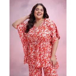 Dressberry Curve Plus Size Printed Co-Ords-picture-25