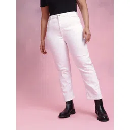 DressBerry Curve Women Mid Rise Straight Fit Stretchable Jeans-picture-24