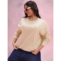 DressBerry Curve Women Pullover with Embellished Detail-picture-36