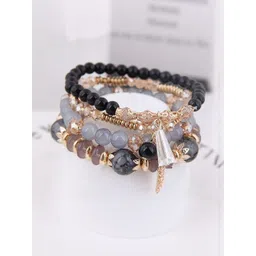 DressBerry 4 Pieces Artificial Beaded Bracelet-picture-29