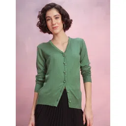 DressBerry Acrylic Button-Up Cardigan-image-43