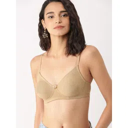 DressBerry Beige Solid Non-Wired Non Padded Everyday Bra DB-ENC-BRA-003B-picture-32