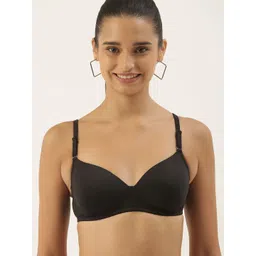 DressBerry Black Medium Coverage Underwired Lightly Padded Everyday Bra 1728-01-picture-39