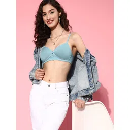 DressBerry Blue Medium Coverage Lightly Padded Bra - CROSSPAD-03-picture-10