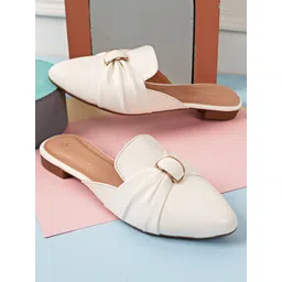 DressBerry Bow Detail Pointed Toe Mules-picture-23