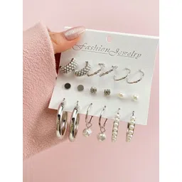 DressBerry Circular Hoop Earrings-picture-27