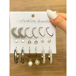 DressBerry Circular Hoop Earrings-picture-31