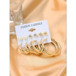 DressBerry Circular Hoop Earrings-picture-34