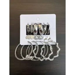 DressBerry Circular Hoop Earrings-picture-29