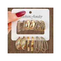 DressBerry Circular Hoop Earrings-picture-20