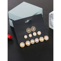 DressBerry Circular Studs Earrings-picture-36
