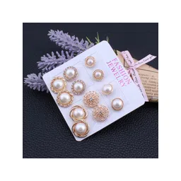 DressBerry Circular Studs Earrings-picture-38