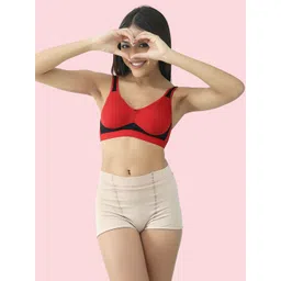 DressBerry Colourblocked Non Padded Non-Wired Full Coverage Bra-picture-16