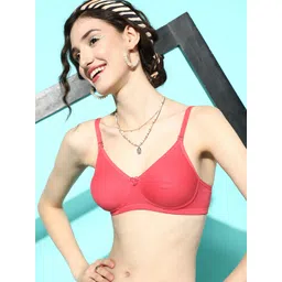 DressBerry Coral Full Coverage Lightly Padded Bra - MGLITE-04 image 5