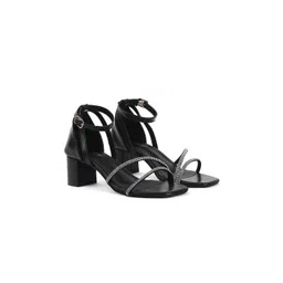 DressBerry Embellished Party Block Sandals-picture-10