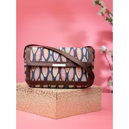 DressBerry Floral Printed Baguette Sling Bag-picture-23