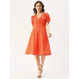 DressBerry Floral Printed Midi Wrap Dress-picture-54