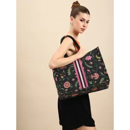 DressBerry Floral Printed Oversized Shopper Tote Bag-picture-15