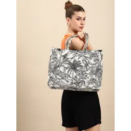 DressBerry Floral Printed Oversized Shopper Tote Bag-picture-25