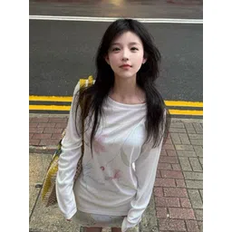 DressBerry Floral Printed Round Neck Long Sleeves T-Shirt-image-42