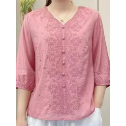 DressBerry Floral Printed Shirt Style Top-picture-12