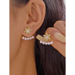 DressBerry Floral Studs Earrings-picture-27
