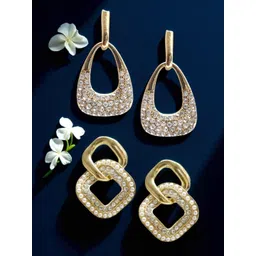 DressBerry Geometric Drop Earrings-picture-18