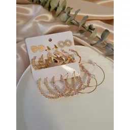 DressBerry Geometric Drop Earrings-picture-31