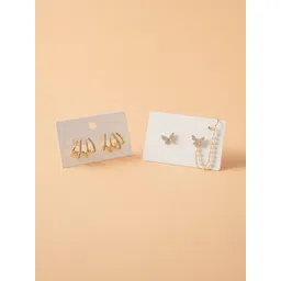 DressBerry Geometric Ear Cuff Earrings-picture-20