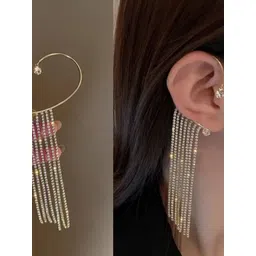 DressBerry Geometric Ear Cuff Earrings image 2