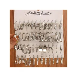 DressBerry Geometric Hoop Earrings-picture-40