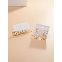 DressBerry Geometric Hoop Earrings-picture-22