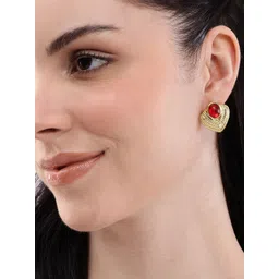 DressBerry Geometric Studs Earrings-picture-18