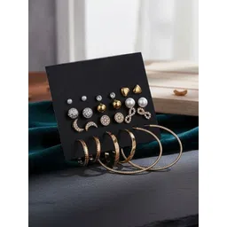 DressBerry Geometric Studs Earrings-picture-19