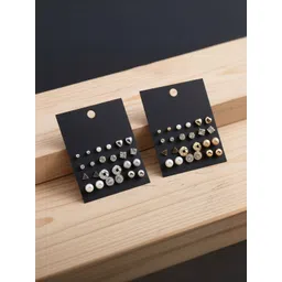 DressBerry Geometric Studs Earrings-picture-23